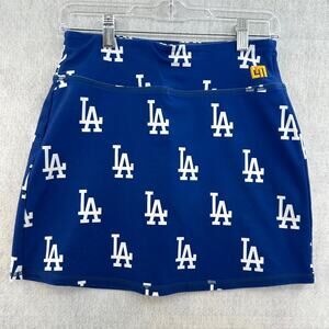 Loudmouth XS Skort LA Dodgers Golf Preppy Baseball Stretch Pocket Blue White